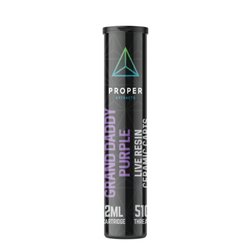 Proper Extracts - Live Resin Carts 2ml - Grand Daddy Purple