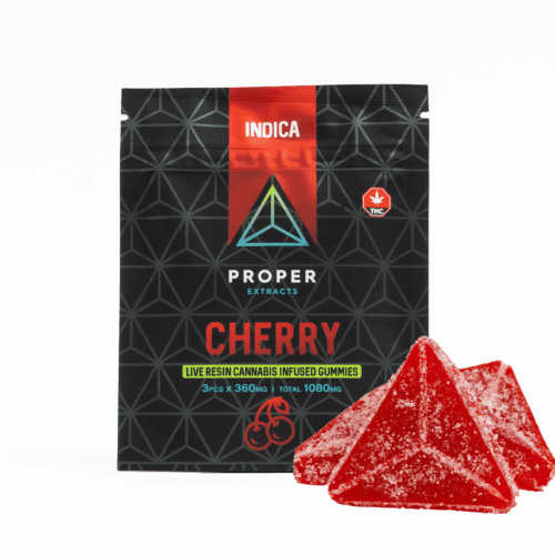 Proper Extracts - 1080mg THC Gummies - Cherry (Indica)