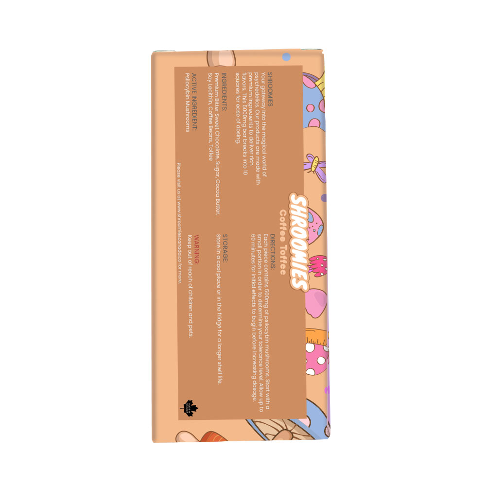 Shroomies Chocolates - Coffee Toffee (5000mg) - Image 3