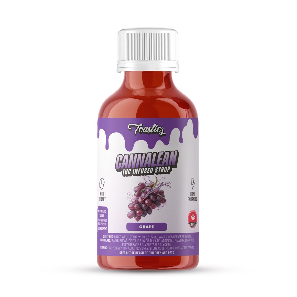 Toastiez Cannalean THC Syrup - Grape