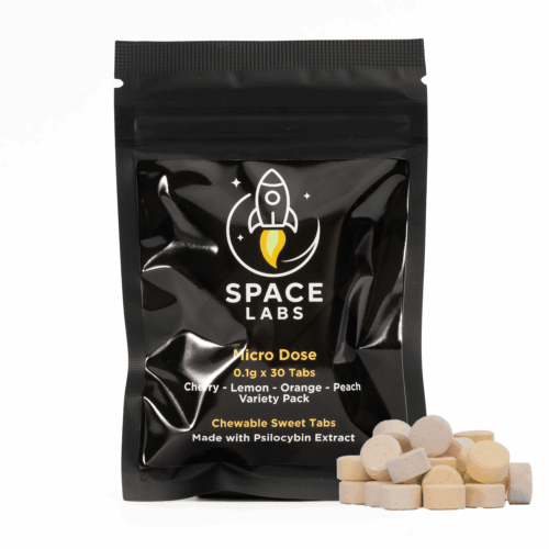 Space Labs - Chewable Sweet Mushroom Tabs - Micro-Dose (Variety-Pack 3 Grams)