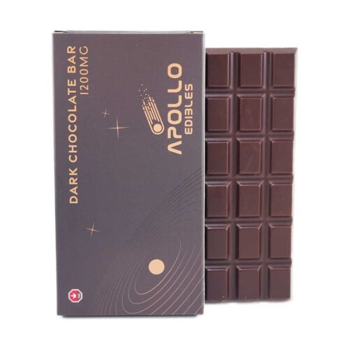 The Apollo 1200mg THC Bar – Dark Chocolate is a bold, high-potency cannabis edible crafted for those who appreciate rich cocoa flavor paired with strong, long-lasting effects. Made with premium dark chocolate, this bar delivers a deep, slightly bitter taste profile with subtle natural sweetness, creating a more sophisticated alternative to milk-based options.