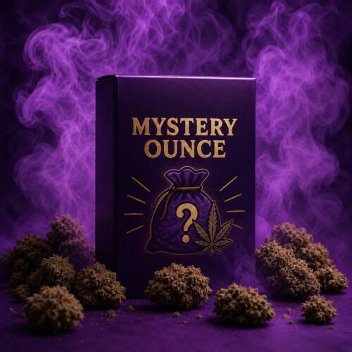 Unwrap the unknown. Enjoy every ounce! Hybrid - 50% Indica / 50% Sativa THC - 28-30%