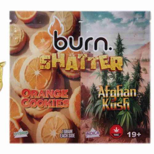 Burn Shatter 2 Grams - Orange Cookies + Afghan Kush